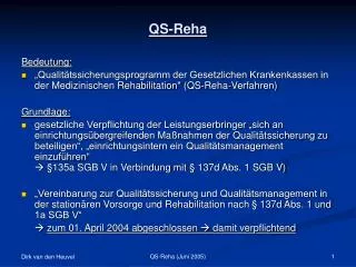 qs reha