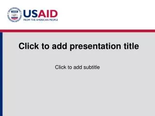 Click to add presentation title