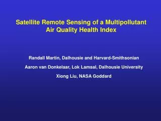 Satellite Remote Sensing of a Multipollutant Air Quality Health Index