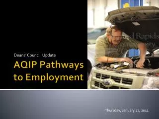 AQIP Pathways to Employment