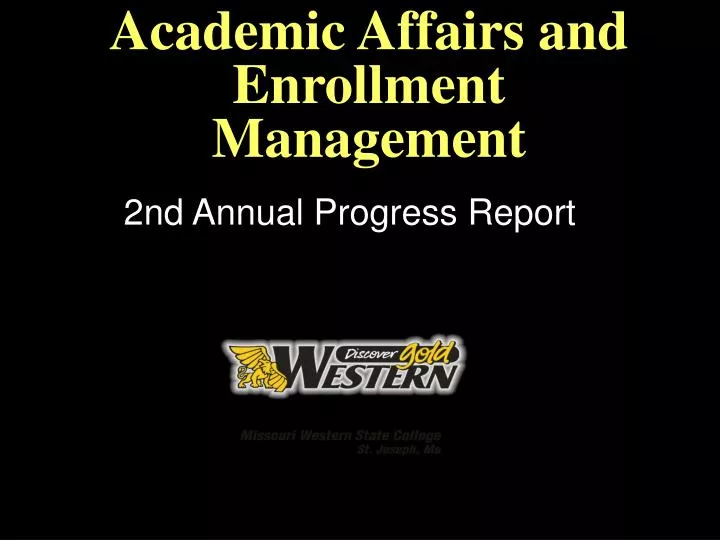 academic affairs and enrollment management