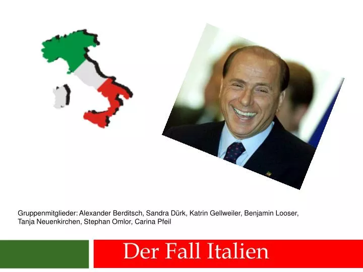 der fall italien