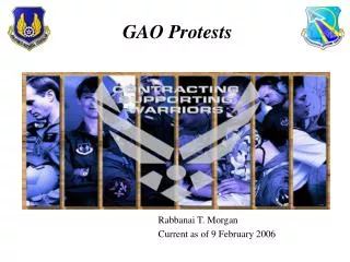 GAO Protests