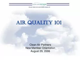 Air Quality 101