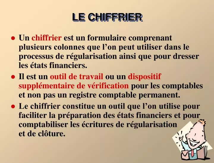 le chiffrier