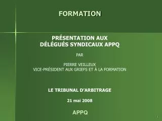 formation