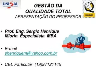 gest o da qualidade total apresenta o do professor