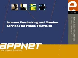 Internet Fundraising and Member Services for Public Television