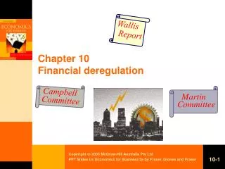 Chapter 10 Financial deregulation