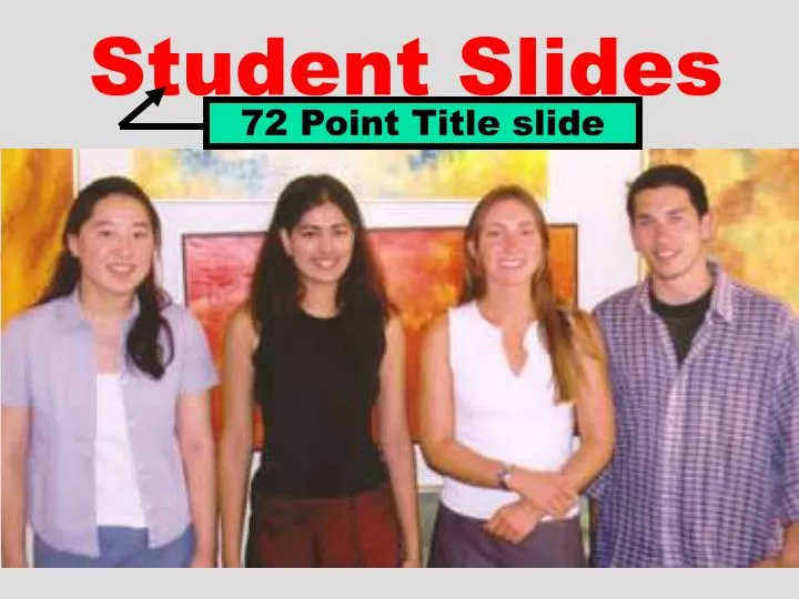 student slides