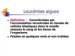 Leucémies aigues - slide 1
