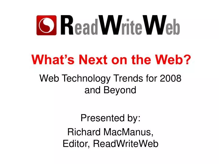 what s next on the web
