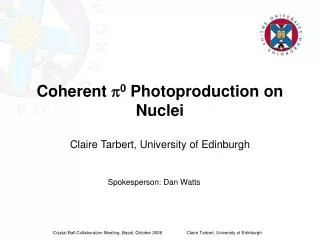 Coherent p 0 Photoproduction on Nuclei