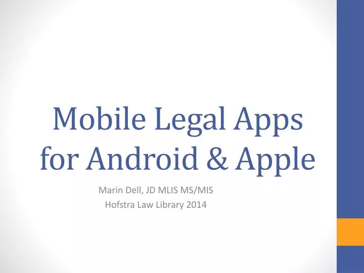 mobile legal apps for android apple
