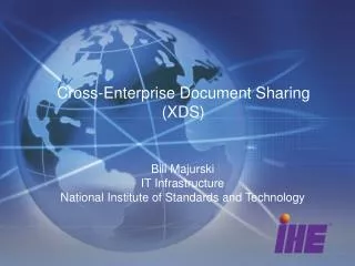 Cross-Enterprise Document Sharing (XDS)