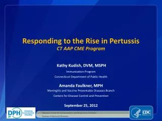 Responding to the Rise in Pertussis CT AAP CME Program
