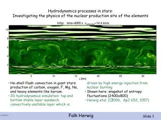 driven by high energy injection from nuclear burning