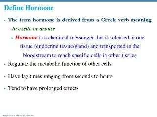 Define Hormone