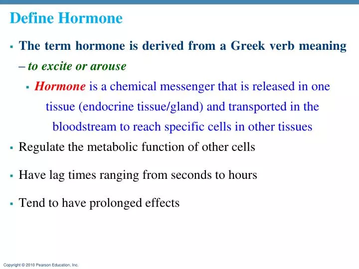 define hormone