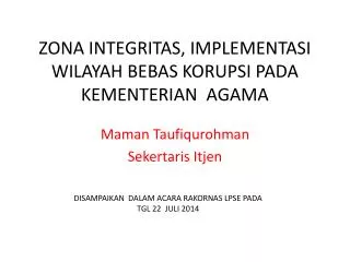 PPT - KEMENTERIAN AGAMA PowerPoint Presentation, Free Download - ID:3258096