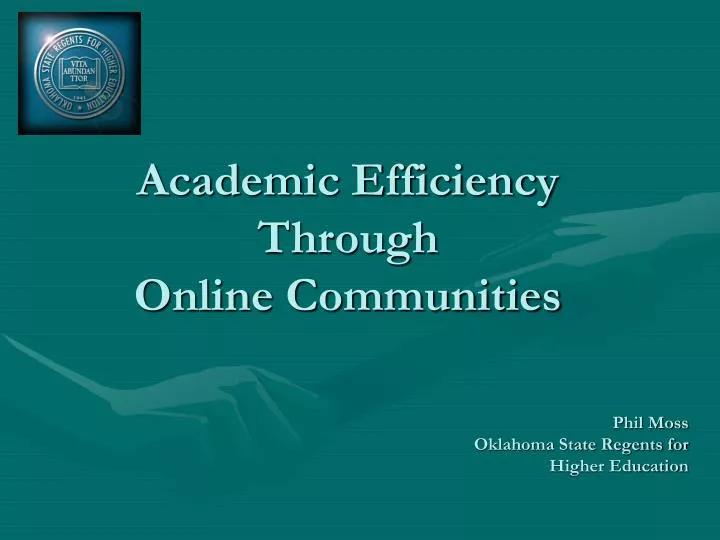 academic efficiency through online communities