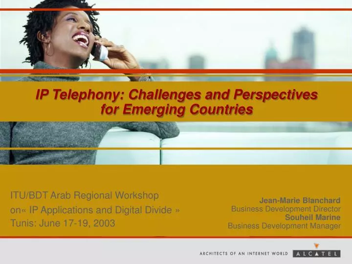 ip telephony challenges and perspectives for emerging countries