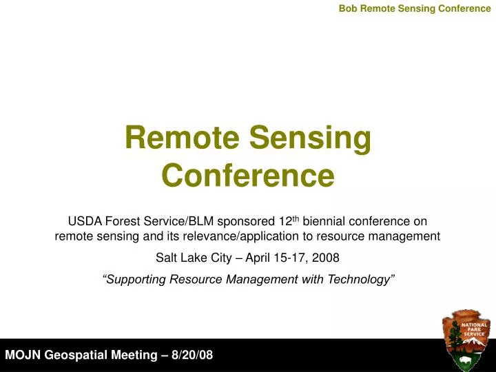 remote sensing conference