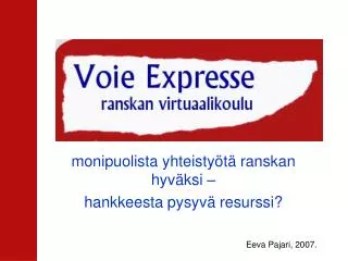 voie expresse