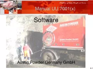 Manual UU 7001(x)