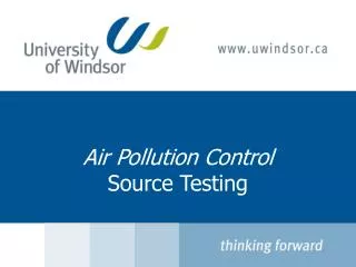 Air Pollution Control Source Testing