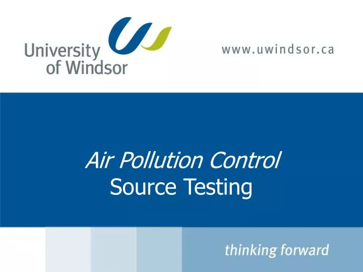 air pollution control source testing