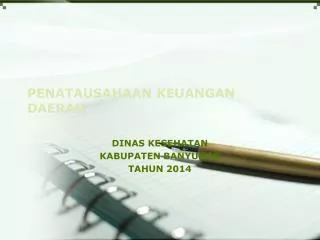 penatausahaan keuangan daerah