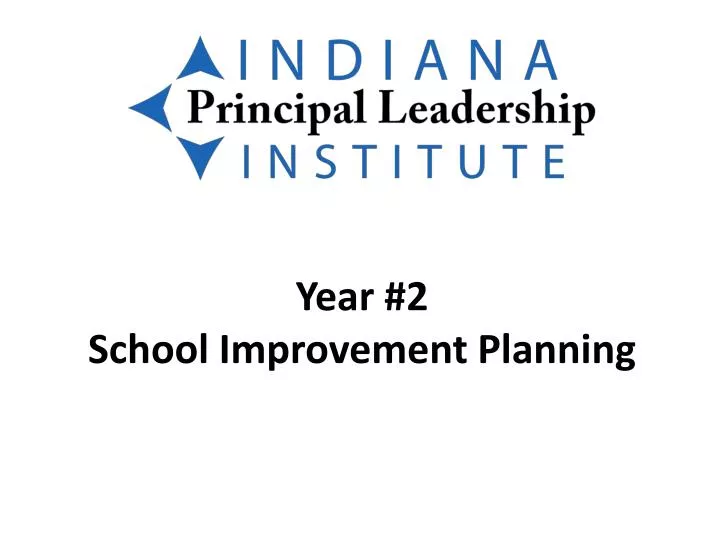 year 2 school improvement planning