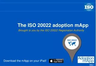 The ISO 20022 adoption mApp