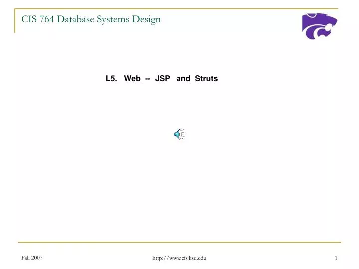 cis 764 database systems design