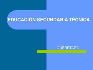 educaci n secundaria t cnica