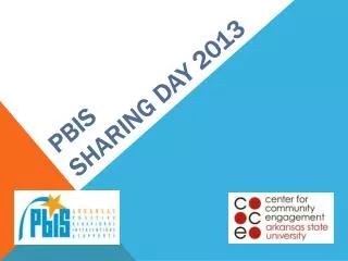 PBIS sharing day 2013