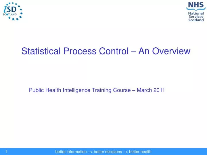 statistical process control an overview