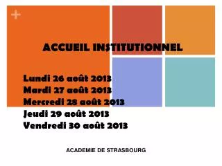 ACADEMIE DE STRASBOURG