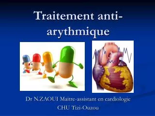 traitement anti arythmique