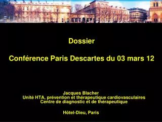 dossier conf rence paris descartes du 03 mars 12