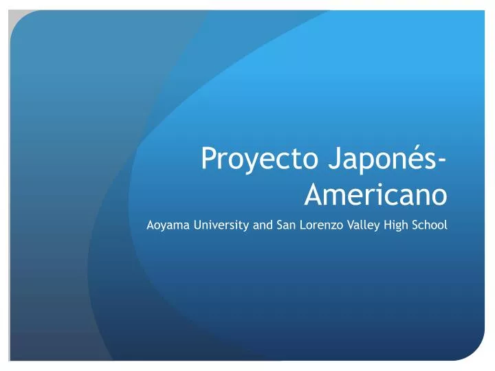 proyecto japon s americano