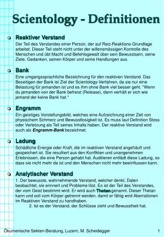 scientology definitionen