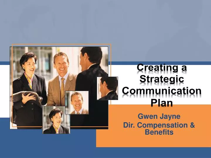 creating a strategic communication plan