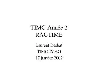 timc ann e 2 ragtime