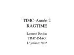 TIMC-Année 2 RAGTIME - slide 1