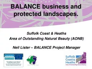 BALANCE business and protected landscapes.