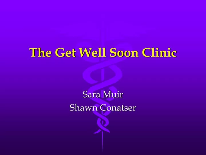the get well soon clinic