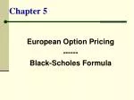 Understanding European Option Pricing: The Black-Scholes Formula Explained - slide 1