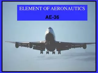 ELEMENT OF AERONAUTICS AE-36